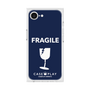 プレミアムスクエアケース［ FRAGILE - Navy ］