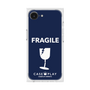 プレミアムスクエアケース［ FRAGILE - Navy ］