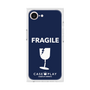 プレミアムスクエアケース［ FRAGILE - Navy ］