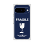 プレミアムスクエアケース［ FRAGILE - Navy ］