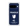 プレミアムスクエアケース［ FRAGILE - Navy ］