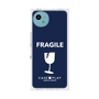 プレミアムスクエアケース［ FRAGILE - Navy ］