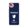 プレミアムスクエアケース［ FRAGILE - Navy ］