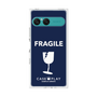 プレミアムスクエアケース［ FRAGILE - Navy ］
