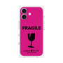 プレミアムスクエアケース［ FRAGILE - Pink ］