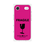 プレミアムスクエアケース［ FRAGILE - Pink ］