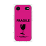 プレミアムスクエアケース［ FRAGILE - Pink ］