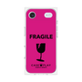 プレミアムスクエアケース［ FRAGILE - Pink ］