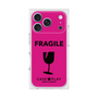 プレミアムスクエアケース［ FRAGILE - Pink ］