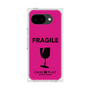 プレミアムスクエアケース［ FRAGILE - Pink ］
