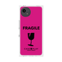 プレミアムスクエアケース［ FRAGILE - Pink ］