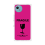 プレミアムスクエアケース［ FRAGILE - Pink ］
