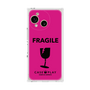 プレミアムスクエアケース［ FRAGILE - Pink ］