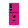 プレミアムスクエアケース［ FRAGILE - Pink ］