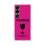 プレミアムスクエアケース［ FRAGILE - Pink ］