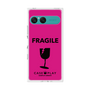 プレミアムスクエアケース［ FRAGILE - Pink ］