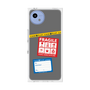 プレミアムスクエアケース［ FRAGILE Stickers - Gray ］