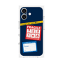 プレミアムスクエアケース［ FRAGILE Stickers - Navy ］