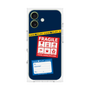 プレミアムスクエアケース［ FRAGILE Stickers - Navy ］