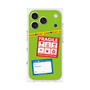 プレミアムスクエアケース［ FRAGILE Stickers - Green ］