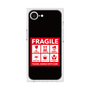 プレミアムスクエアケース［ FRAGILE Sticker - Black ］