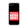 プレミアムスクエアケース［ FRAGILE Sticker - Black ］