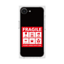 プレミアムスクエアケース［ FRAGILE Sticker - Black ］