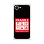 プレミアムスクエアケース［ FRAGILE Sticker - Black ］