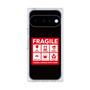 プレミアムスクエアケース［ FRAGILE Sticker - Black ］