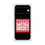 プレミアムスクエアケース［ FRAGILE Sticker - Black ］
