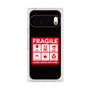 プレミアムスクエアケース［ FRAGILE Sticker - Black ］