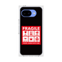 プレミアムスクエアケース［ FRAGILE Sticker - Black ］