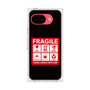 プレミアムスクエアケース［ FRAGILE Sticker - Black ］
