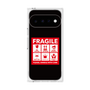 プレミアムスクエアケース［ FRAGILE Sticker - Black ］