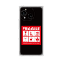 プレミアムスクエアケース［ FRAGILE Sticker - Black ］