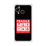 プレミアムスクエアケース［ FRAGILE Sticker - Black ］