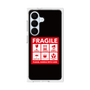 プレミアムスクエアケース［ FRAGILE Sticker - Black ］