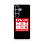プレミアムスクエアケース［ FRAGILE Sticker - Black ］