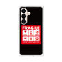 プレミアムスクエアケース［ FRAGILE Sticker - Black ］