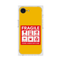 プレミアムスクエアケース［ FRAGILE Sticker - Yellow ］