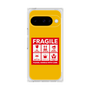 プレミアムスクエアケース［ FRAGILE Sticker - Yellow ］