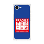プレミアムスクエアケース［ FRAGILE Sticker - Blue ］