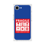 プレミアムスクエアケース［ FRAGILE Sticker - Blue ］