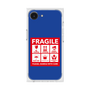 プレミアムスクエアケース［ FRAGILE Sticker - Blue ］