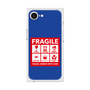 プレミアムスクエアケース［ FRAGILE Sticker - Blue ］