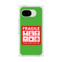 プレミアムスクエアケース［ FRAGILE Sticker - Green ］