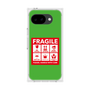 プレミアムスクエアケース［ FRAGILE Sticker - Green ］
