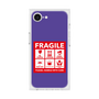 プレミアムスクエアケース［ FRAGILE Sticker - Purple ］