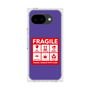 プレミアムスクエアケース［ FRAGILE Sticker - Purple ］