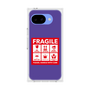 プレミアムスクエアケース［ FRAGILE Sticker - Purple ］